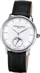 Free Shipping Pre-owned Frederique Constant Sulmline Manufacture Moon Phase 2013