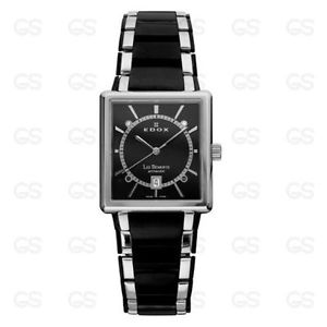 Edox Men's 82005 357N NIN Les Bemonts Rectangular Automatic Watch
