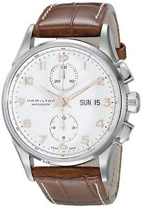Hamilton Jazzmaster Maestro White Dial Leather Strap Mens Watch H32576515