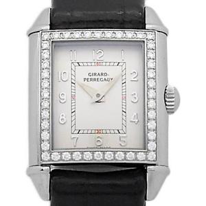 F / S Pre-owned GIRARD PERREGAUX Vintage 1945 Ref.2589 Diamond Bezel Ladies