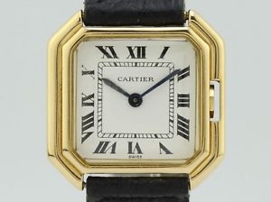 Cartier Vintage Ceinture Yellow Gold Manual Winding With Clasp 18K  Lady