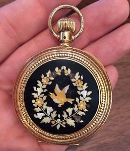 ONE OF A KIND, RARE 1880s 18K GOLD ELGIN Hunter Antique Pocket Watch APPRAISED