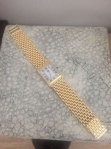 Goldmeister Armbanduhr 585 Gelbgold, massiv mit Diamanten