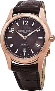 Frederique Constant Men's 'Runabout' Automatic Stainless Steel and Leather Casua