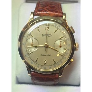 eberhard extra fort original parfait 18 kt or 1950 40 MM