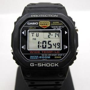Free Shipping Pre-owned CASIO G-SHOCK WW-5300C-1 Black With Genuine BOX Men's