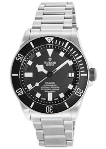 New Tudor Pelagos Black Dial Titanium Automatic Men's Watch 25600TN