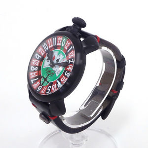 Free Shipping Pre-owned GaGa MILANO Manuare 48mm Las Vegas World Limited 500