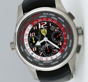 Girard-Perregaux pour Ferrari WW.TC 4980 World Time Watch * RARE *