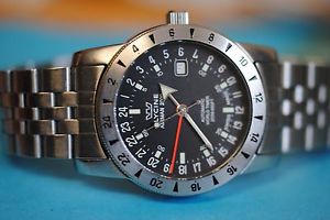 Glycine Airman 2000 Worldtimer Acier Inox