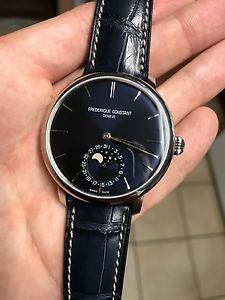 Frederique Constant Slim Line Moonphase FC-705N4S6 Wrist Watch for Men