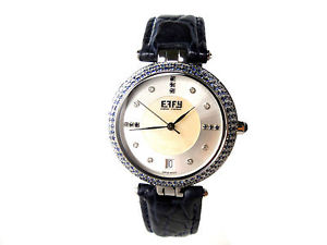 Effy White Sapphire 2.52  Tcw. Mother-of-Pearl Dial Ladies Watch #Z00Z208SS0