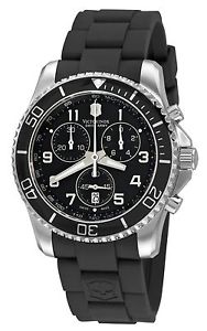 Victorinox Swiss Army Men's 241431 Maverick Chronograph Black Dial Watch