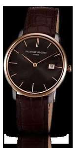 Free Shipping Pre-owned Frederique Constant Slimline Automatic FC-306G4STZ9