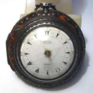 Antique Edward Prior London Silver Pocket Watch Parts Repair