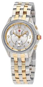 Michele Belmore Chronograph Two-Tone Ladies Watch MWW29B000006