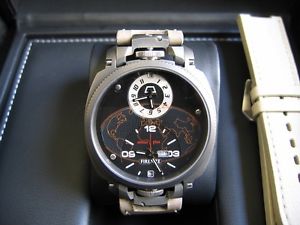 ANONIMO LNIB PVD Firenze Dual Time II Number 01/99! Special Edition!!!