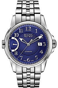 Bulova AccuSwiss Calibrator EFAS Men's Automatic Watch with Blue Dial Analogue D