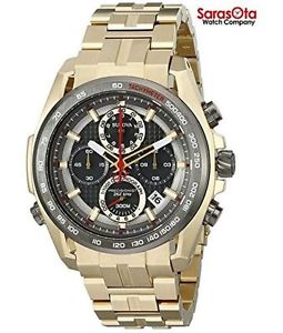 Bulova 98B271 Chronograph Gold Tone Stainless Steel Quartz Dress Men's Watch