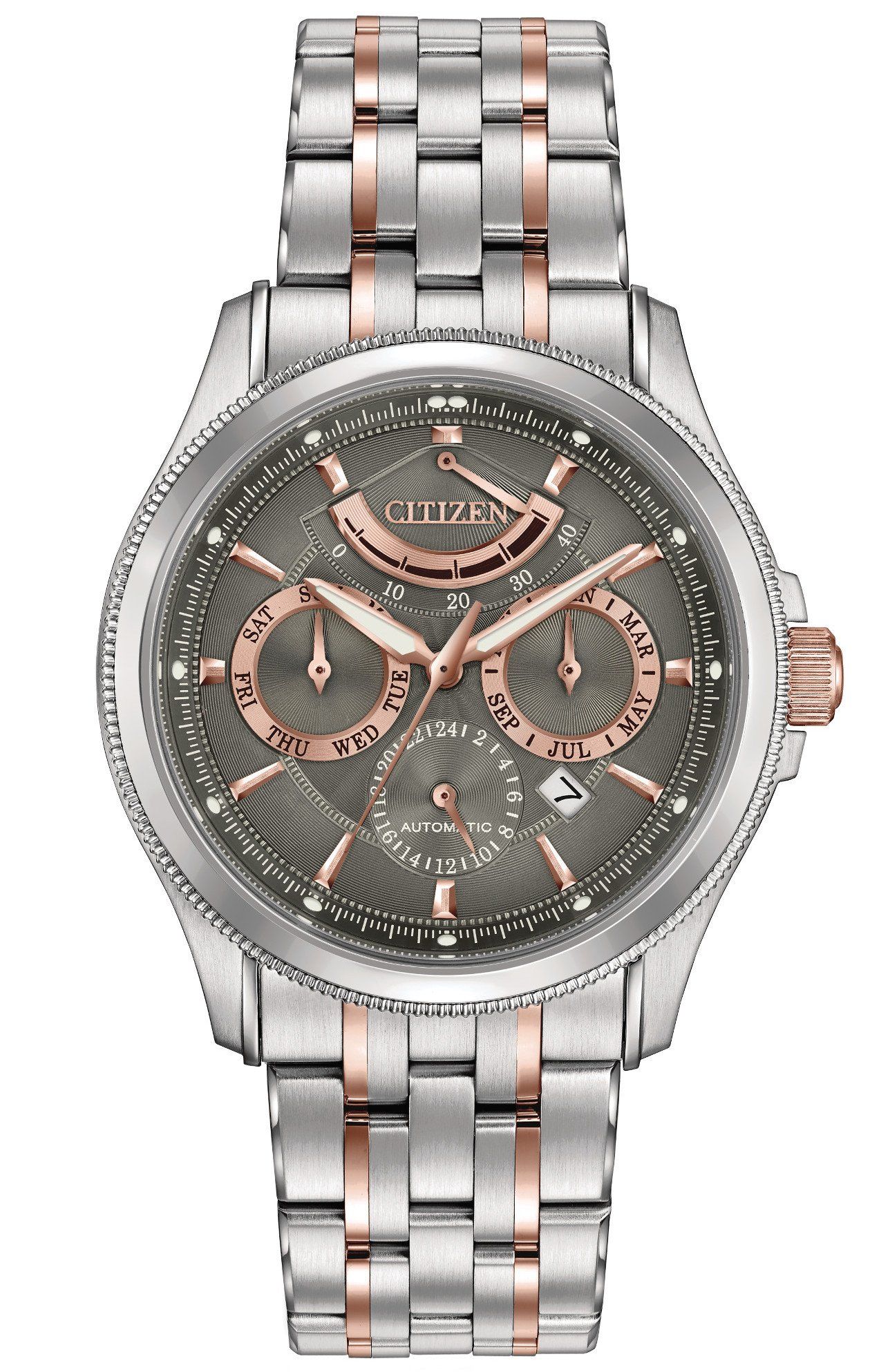 Citizen Signature NB5006-59H Mens Grand Classic 26 Jewel Automatic Watch w/ Day-