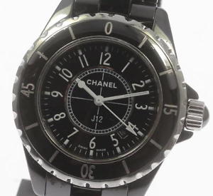 Used[B] Watch Women CHANEL Chanel J12 H0682 Quartz black SS x ceramic O1K