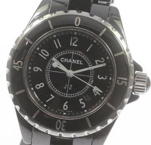 Used[C] Watch Women CHANEL Chanel J12 H0682 Quartz black SS x ceramic X3N