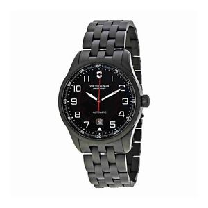 Victorinox Swiss Army Airboss Automatic Black Dial Mens Watch 241740