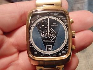 WALTHAM CHRONOGRAPH DIRECT READ  WRISTWATCH..WALTHAM JUMP HOUR CHRONOGRAPH WATCH