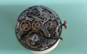 Rare Vintage 1940 Angelus *CHRONODATO* Mens Chronograph movement Caliber 217!