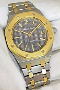 AUDEMARS PIGUET ROYAL OAK ORIGINAL 18K YELLOW GOLD & STAINLESS STEEL 37MM NICE!!