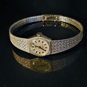 Damen Armbanduhren Weissgold 14 k