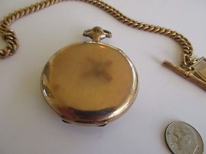 Swiss made 14K gold Vintage Audemars Piguet Freres Brassus Geneve pocket watc
