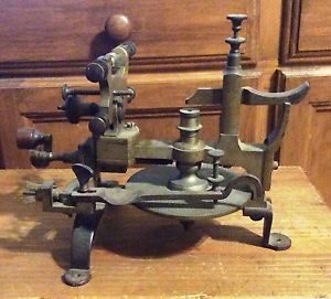 Late 19th Century Swiss wheel cutting engine