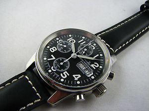 ZENO Flieger-Chronograph Handaufzug Valjoux 7760