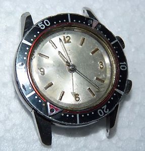 VINTAGE ENICAR SHERPA OCEAN PEARL ALARM MENS DIVERS WATCH PARTS, REPAIR, PROJECT