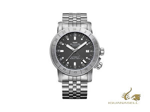 Glycine Airman 42 Automatic Watch, GL 293, GMT, Grey, GL0065