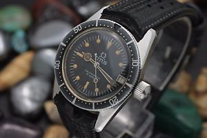 Vintage TITUS Calypsomatic 21j Automatic Big Crown Ref. 7987 S.S. Diver's Watch