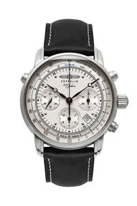 Zeppelin 7620-1 Sternwarte Glashütte Automatik Chronograph - Lederband - 42 mm