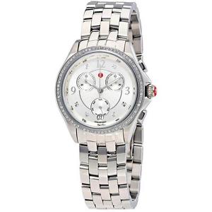MICHELE WOMEN'S STEEL BRACELET & CASE SWISS QUARTZ WATCH MWW29B000001
