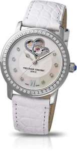 Free Shipping Pre-owned Frederique Constant DOUBLE HEARTBEAT FC-310DHB2PD6 Women