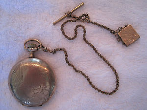 17 J HAMILTON ANTIQUE 1922 RAILROAD POCKET WATCH