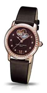 FreeShipping Pre-owned Frederique Constant DOUBLE HEARTBEAT Women FC-310CDHB2PD4