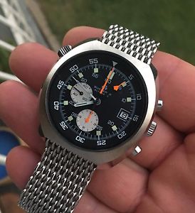 Vintage Bucherer Lemania cal 1340 Divers Chronograph