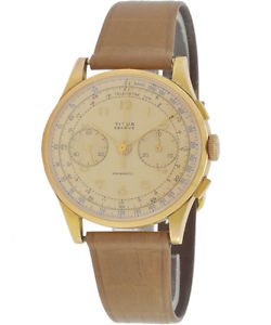 Vintage 18K Gold Titus Chronograph Watch Landeron Movement WatchXperience UK