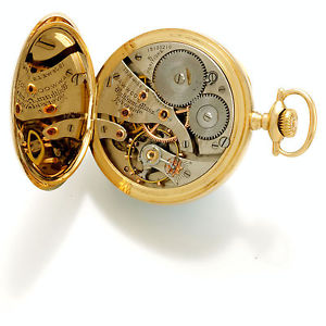 19 JEWEL 16 SIZE 14K GOLD WALTHAM RIVERSIDE RAILROAD POCKET WATCH