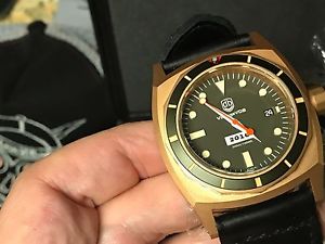 Vintage VDB 2016 Handmade Bronze ETA 2824-2 46mm Automatic 300m Diver 30 Pieces