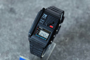 CASIO TM 100 FM VOICE TRANSMITTER Collector Rare Radio Digital Vintage Watch