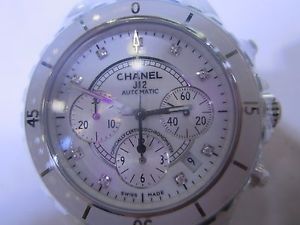 CHANEL MEN'S WATCH AUTOMATIC ALL CERAMIC DIAMOND H2009 ORIGINAL SWISS