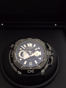 Clerc Hydroscaph Central Chronograph CHY-216 GMT Black DLC Limited to 35 of 500