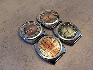 4 Vintage Enicar Sherpa 600 Diver Swiss Men's Watch, Automatic, Hand Wind.